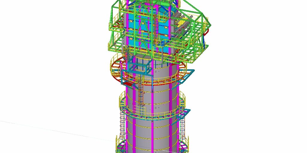 Delineación industrial de Horno Refinería de Total Optara Project