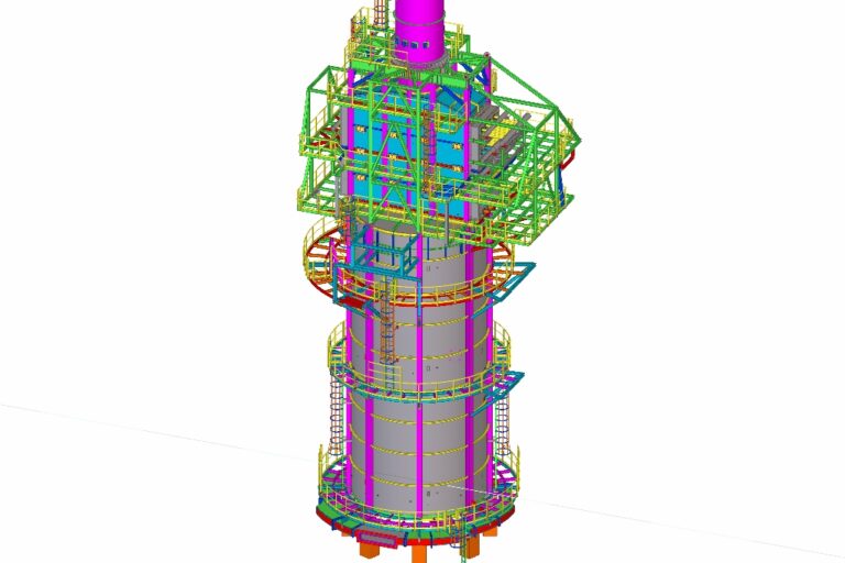 Delineación industrial de Horno Refinería de Total Optara Project