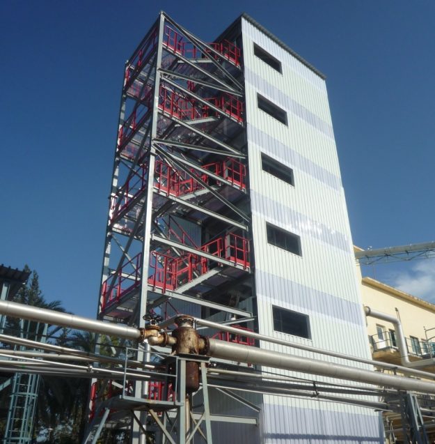 Estructura Torre de Nitración Javalí Viejo Expal