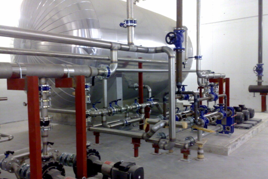 Ingenieria detalle piping planta alimentacion