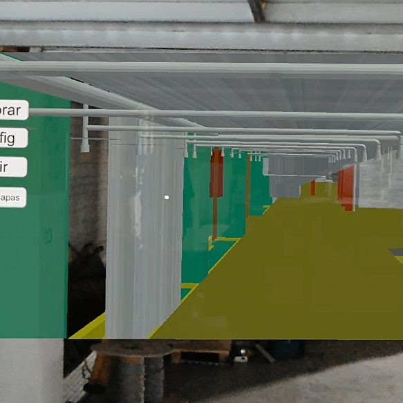 Geoposicionamiento de Planta Realidad Mixta