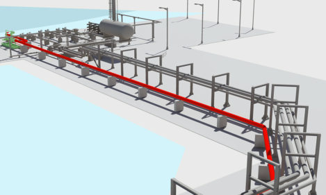 Rack carga descarga. Ingeniería de detalle.