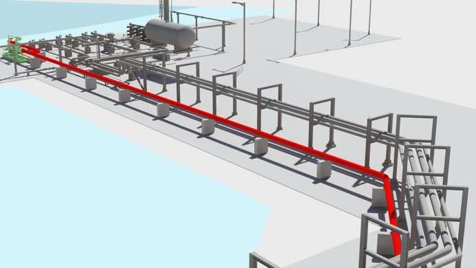 Rack carga descarga. Ingeniería de detalle.