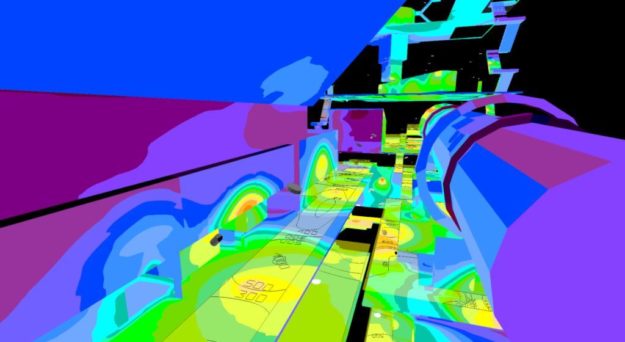 BAU render superficies en colores falsos