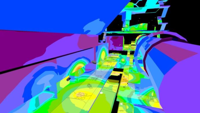 BAU render superficies en colores falsos