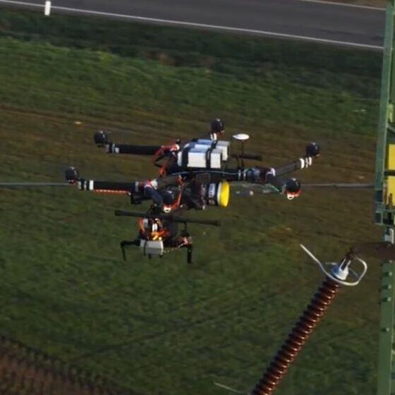 inspección mantenimiento lineas eléctricas drones