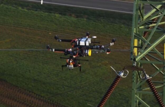 inspección mantenimiento lineas eléctricas drones