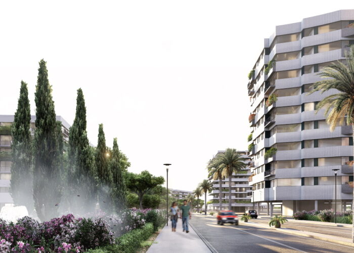 Eje verde proyecto urbanistico