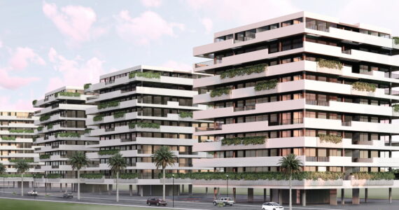 Proyecto urbanismo bloques viviendas