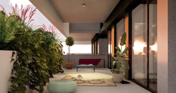 viviendas bioclimaticas con terraza