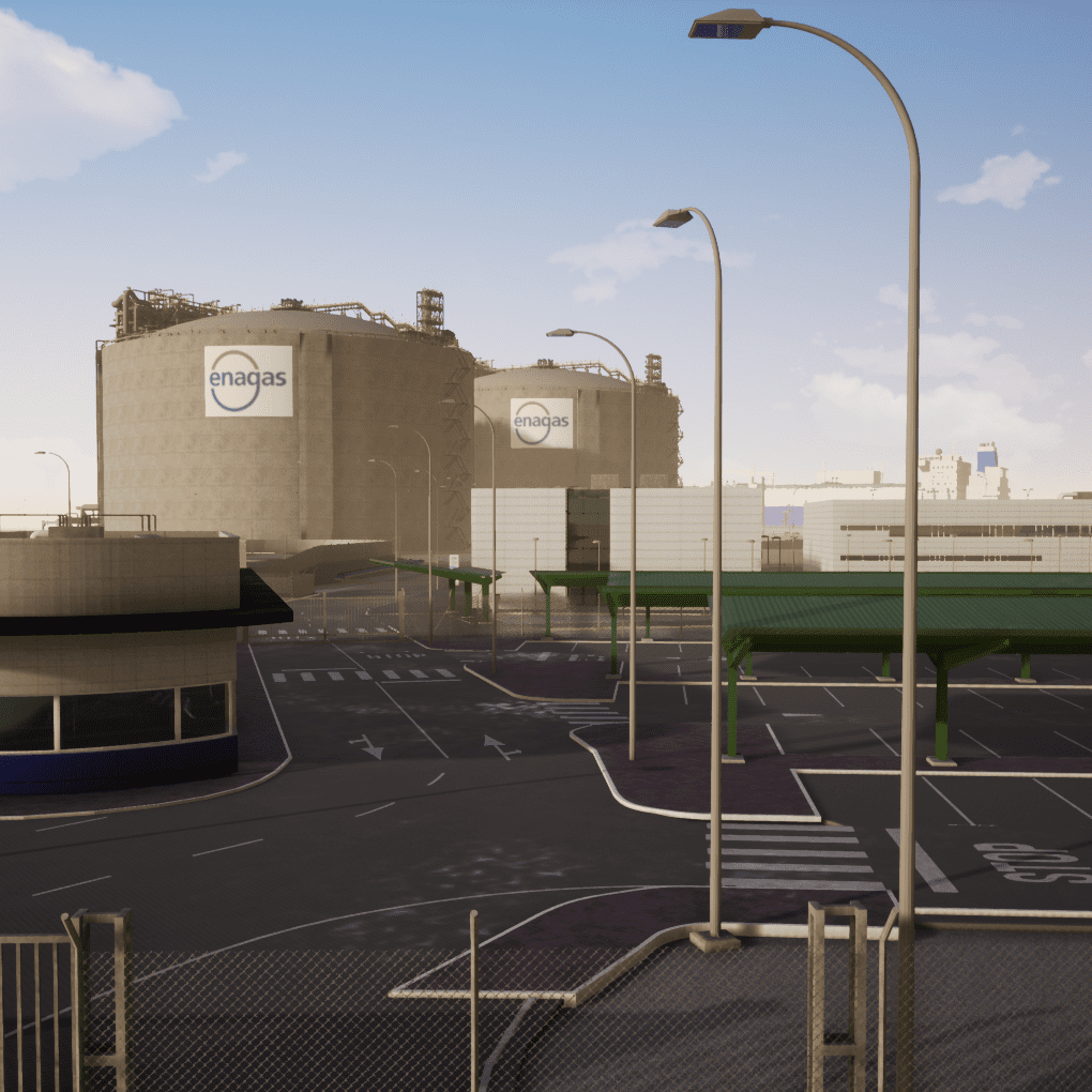 Realidad Virtual planta GNL