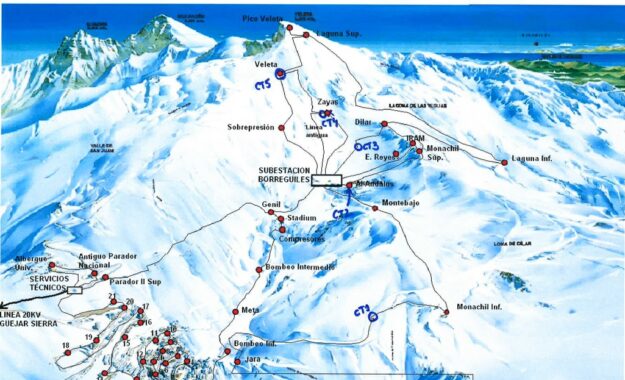 Infraestructura eléctrica_Plano general remontes