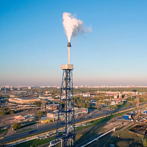 Inspección de chimeneas y escape de gases - Dron