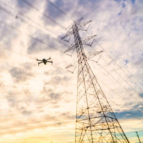 Inspección de líneas eléctricas - Dron