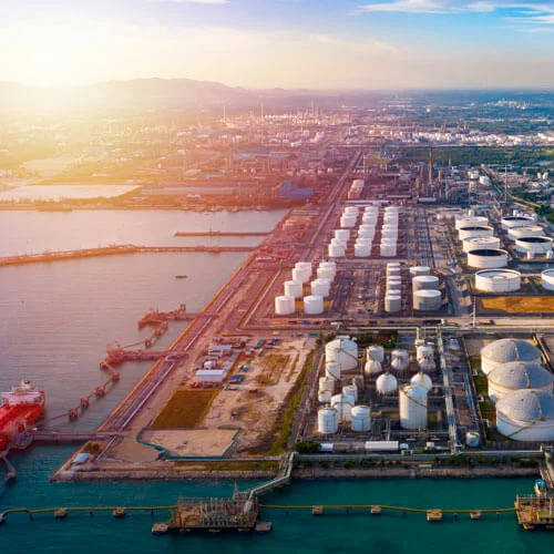 Inspección de plataformas petrolíferas - Dron